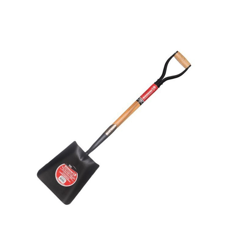 PALA FORJADA CUADRADA/PALEAR CABO CORTO CON EMP. DE MADERA