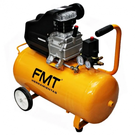 COMPRESOR AIRE DIRECT.2.5HP 220 C/RUEDAS FMT 50L FMT