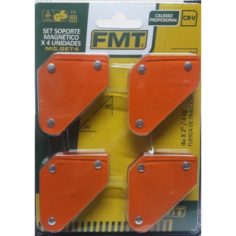 ESCUADRA MAGNETICA SET X4