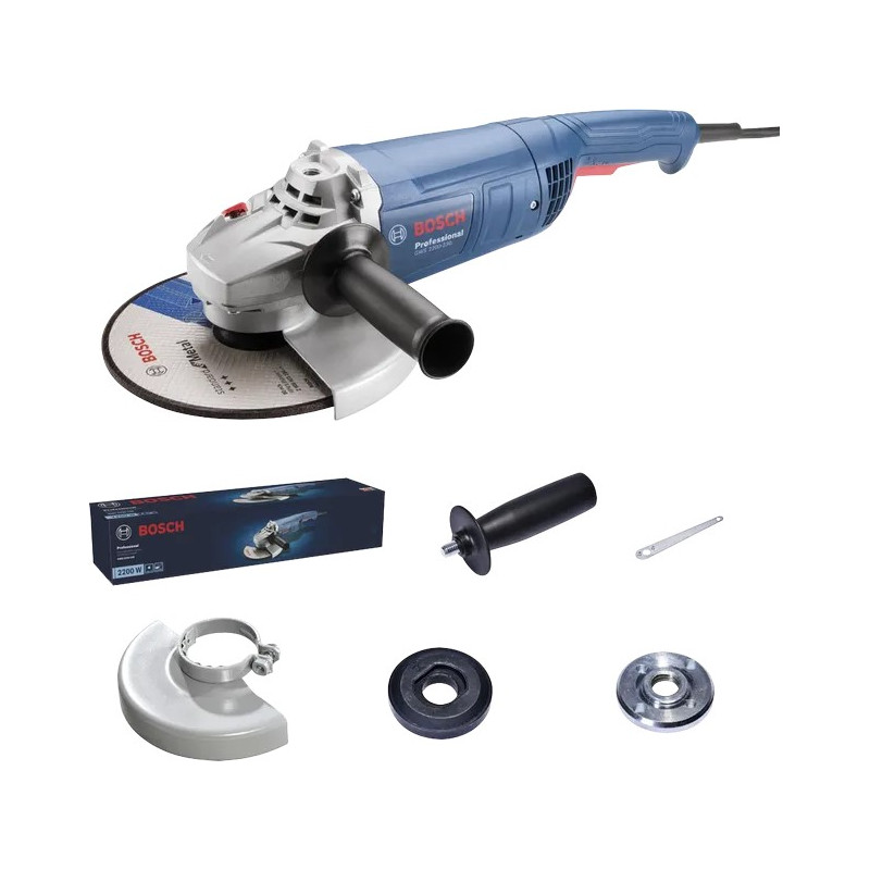 AMOLADORA GWS 2200-230 230MM (9'') 2.200W - 6.500 RPM